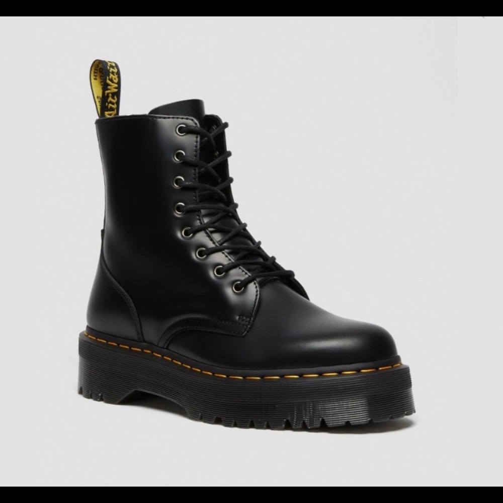 JADON SMOOTH LEATHER PLATFORM BOOTS